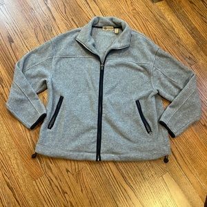 Lord & Taylor mens causal classics zipped up collared fleece- size Large